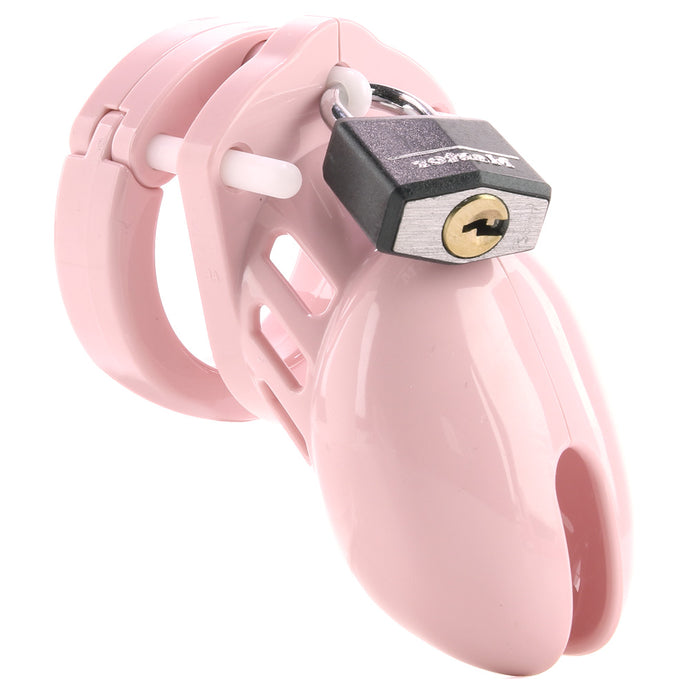 Pink chastity cage