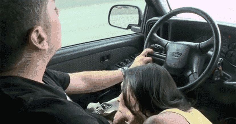 Getting head front seat boyfriend watches