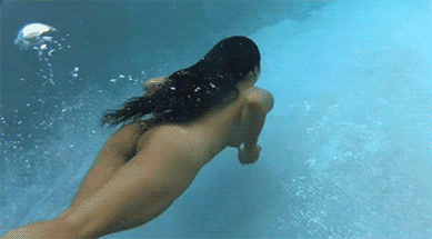 best of Swimming woman underwater