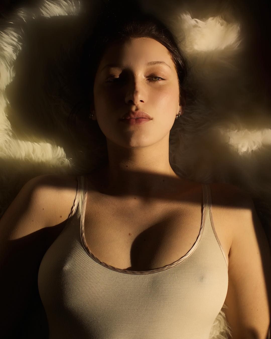 Bambi reccomend bella hadid look like flashes perfect tits