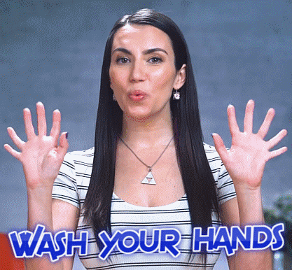 Reverend reccomend hands stay your with wash healthy