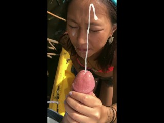 best of Asian facial takes stunning teen wmaf