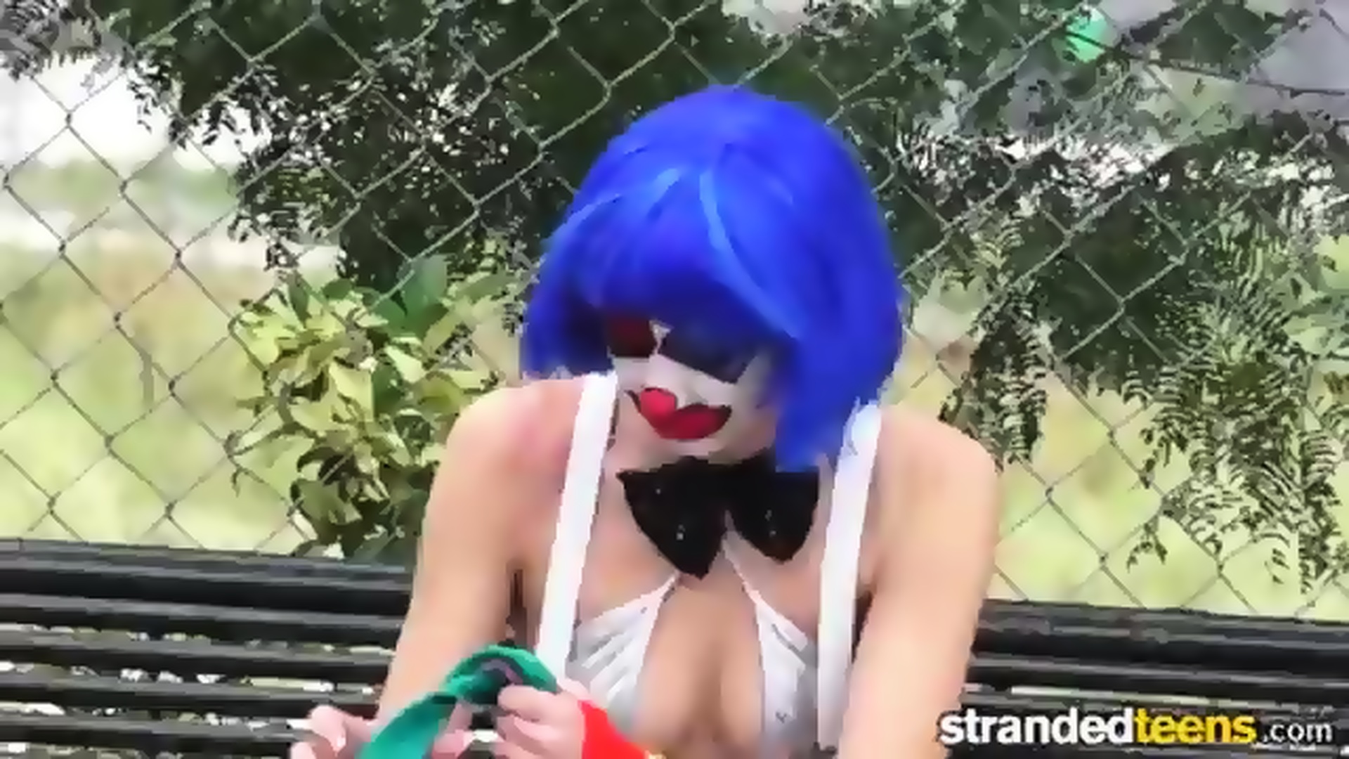 best of Gets clown some into dirty strandedteens