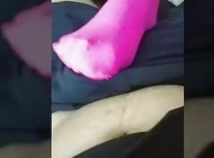 Huge footjob white socks without hotkralya