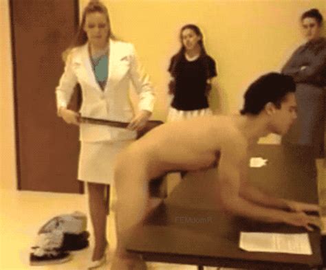 Judge femdom cfnm lady spanking