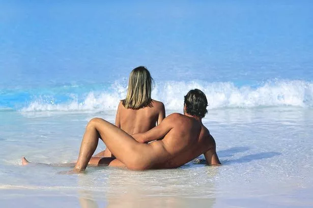 Naturists real couples beach
