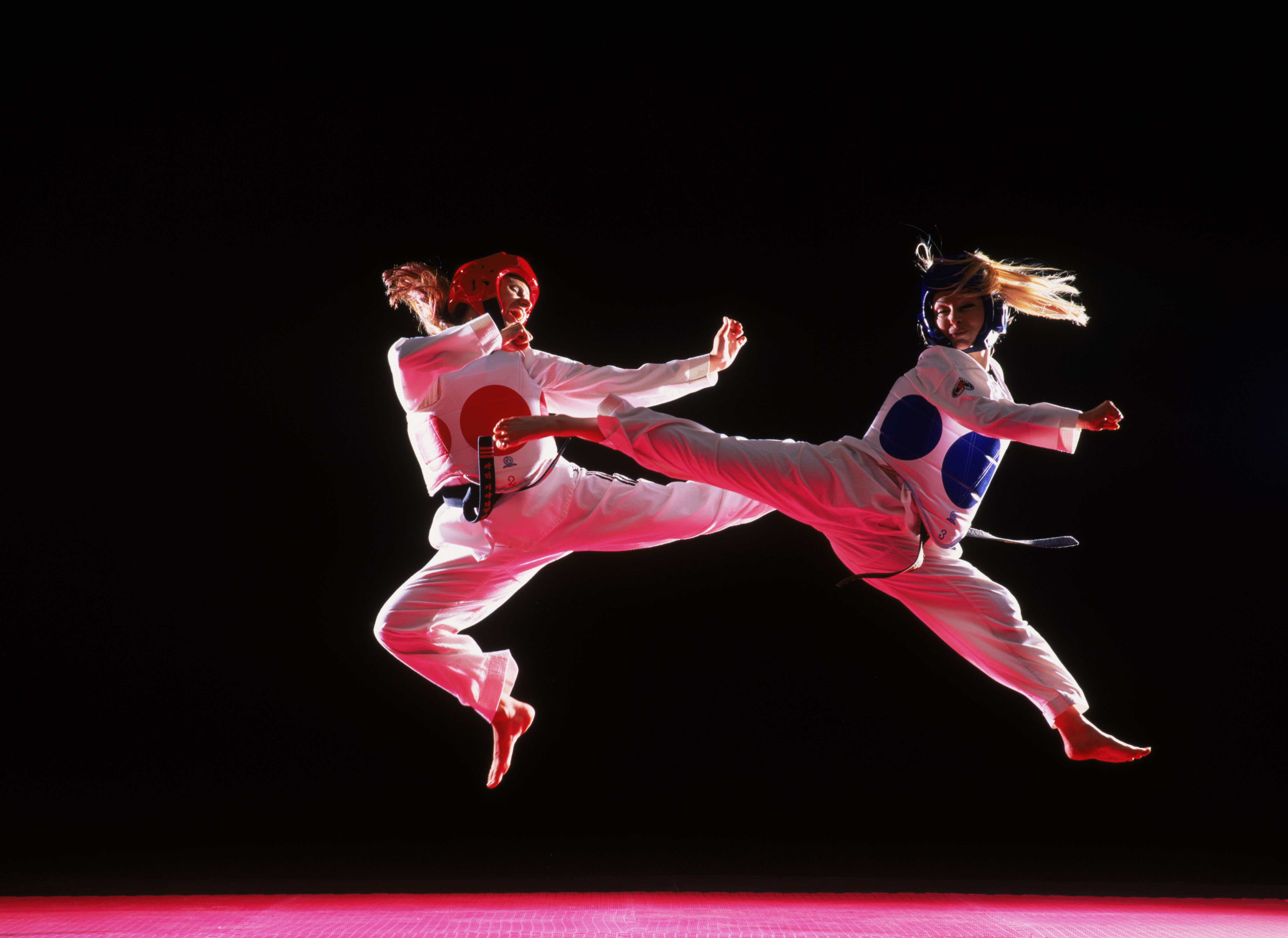 best of Jump spinning high kicks girl taekwondo