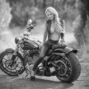 Sexy girl bike bitch babe