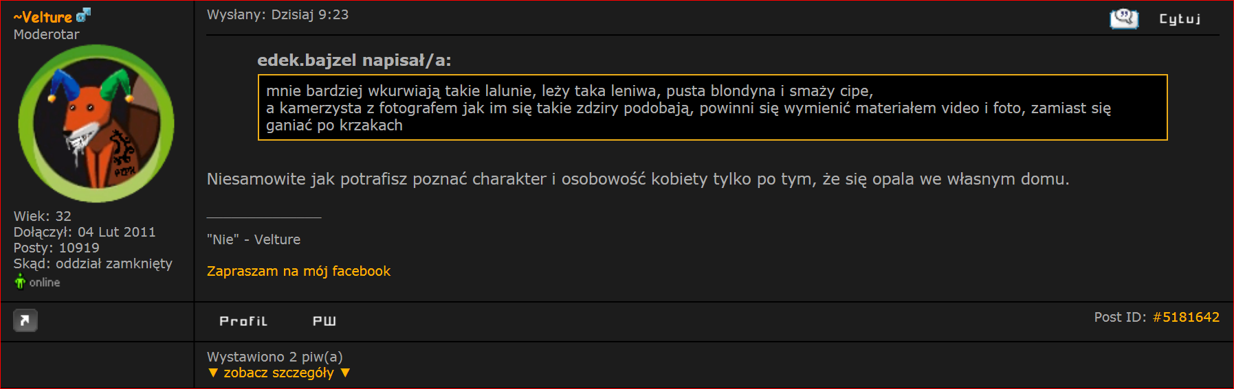 Crusher reccomend letnia szmata poznana robi loda chce