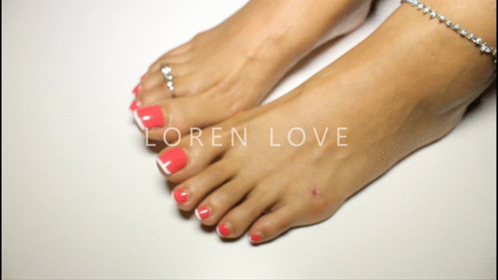 Amateur foot model loren love struggles