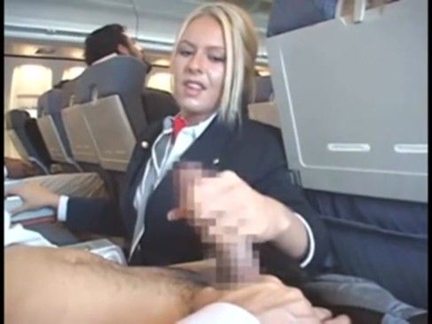 best of Handjob american stewardess