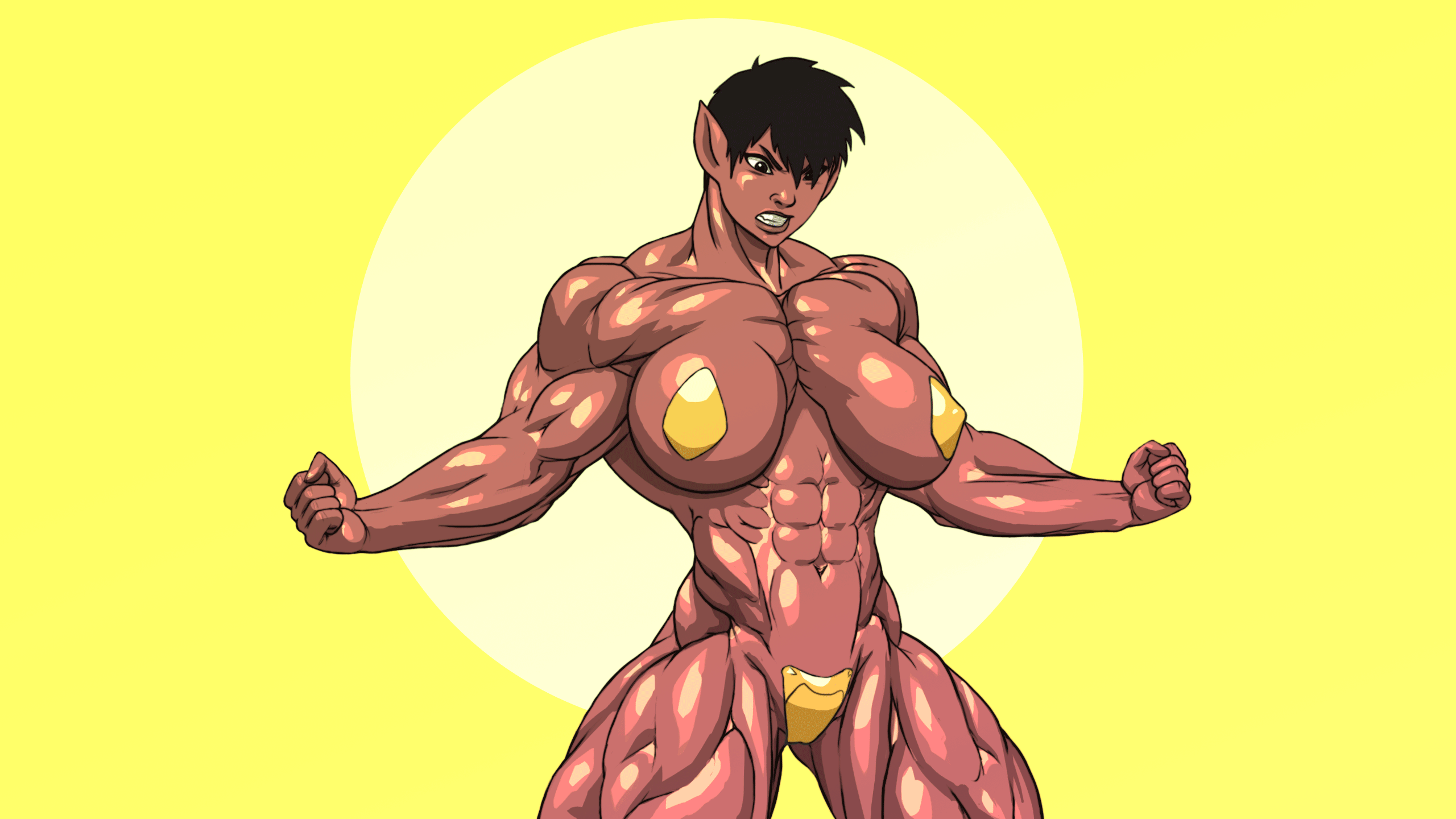 Scarlet reccomend muscle girl drain female growth story