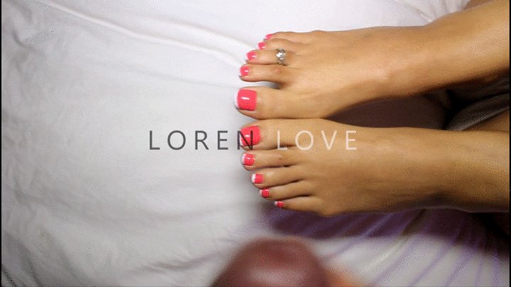 Amateur foot model loren love struggles