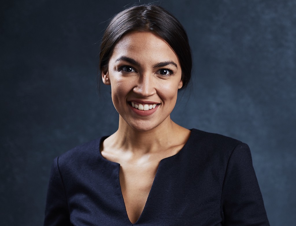 Butterfly reccomend politician alexandria ocasio cortez giving great