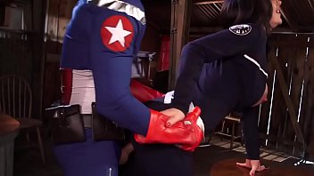 Banana B. reccomend captain america getting slammed spiderman
