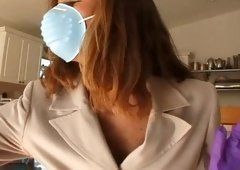 Einstein recomended under glove mask nurses blowjob surgical