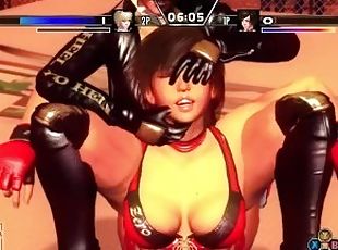 Reiko rumble roses belly punch ryona