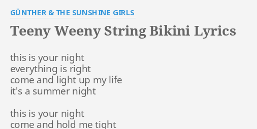 best of Fuck teeny weeny string bikini